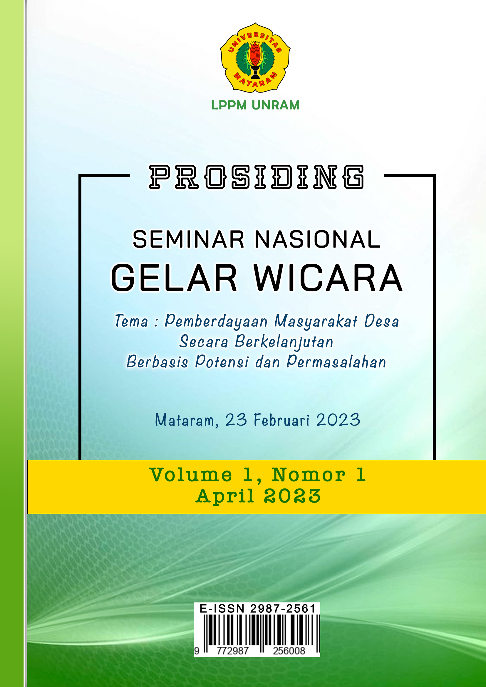 					Lihat Vol 1 (2023): Prosiding Seminar Nasional Gelar Wicara
				