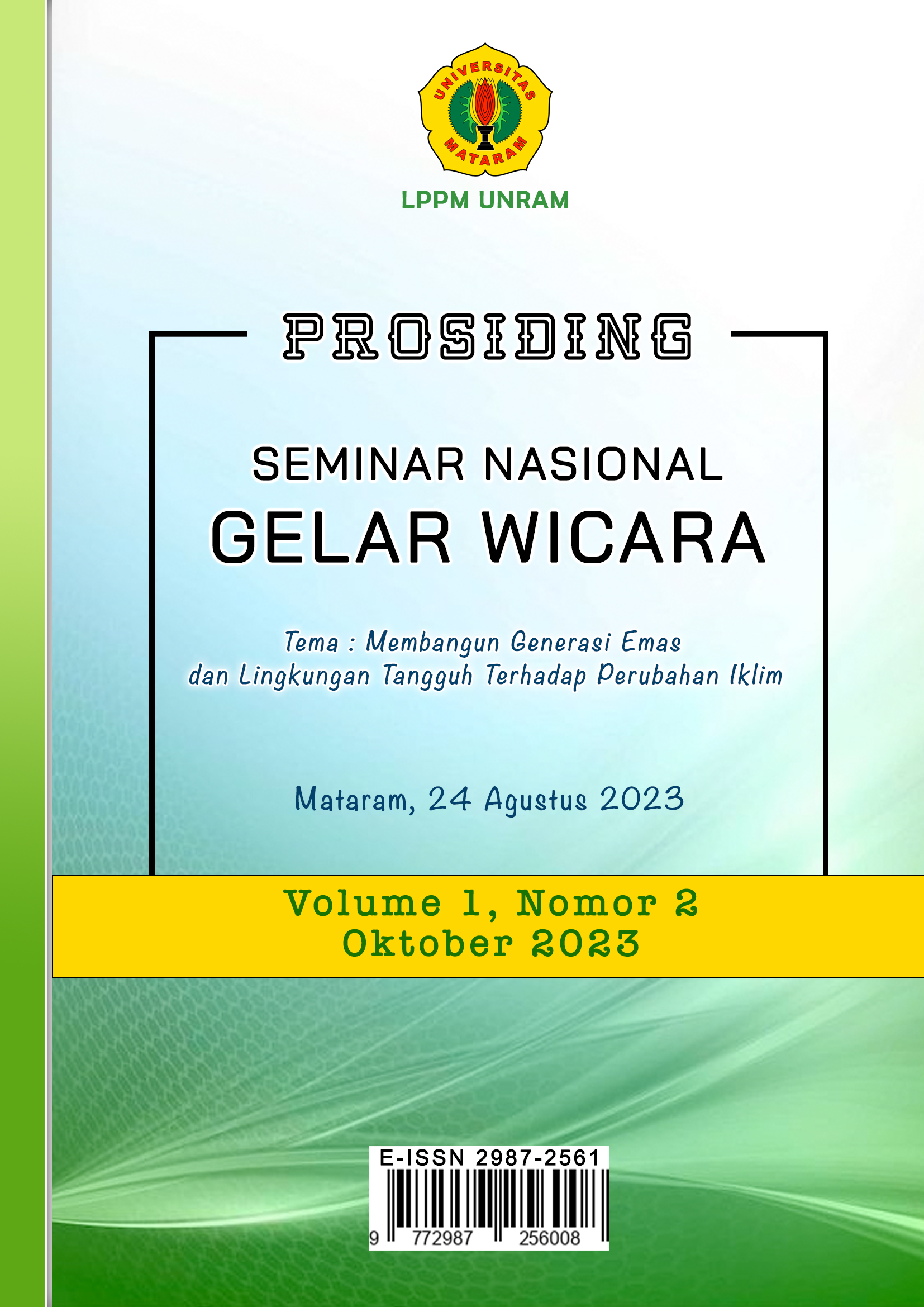 					Lihat Vol 1 No 2 (2023): Prosiding Seminar Nasional Gelar Wicara
				